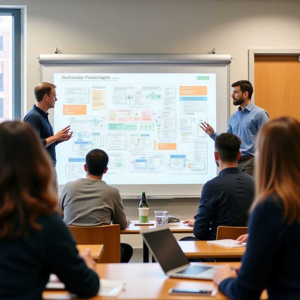 Workshop estratégico de aplicação de insights com equipa multidisciplinar