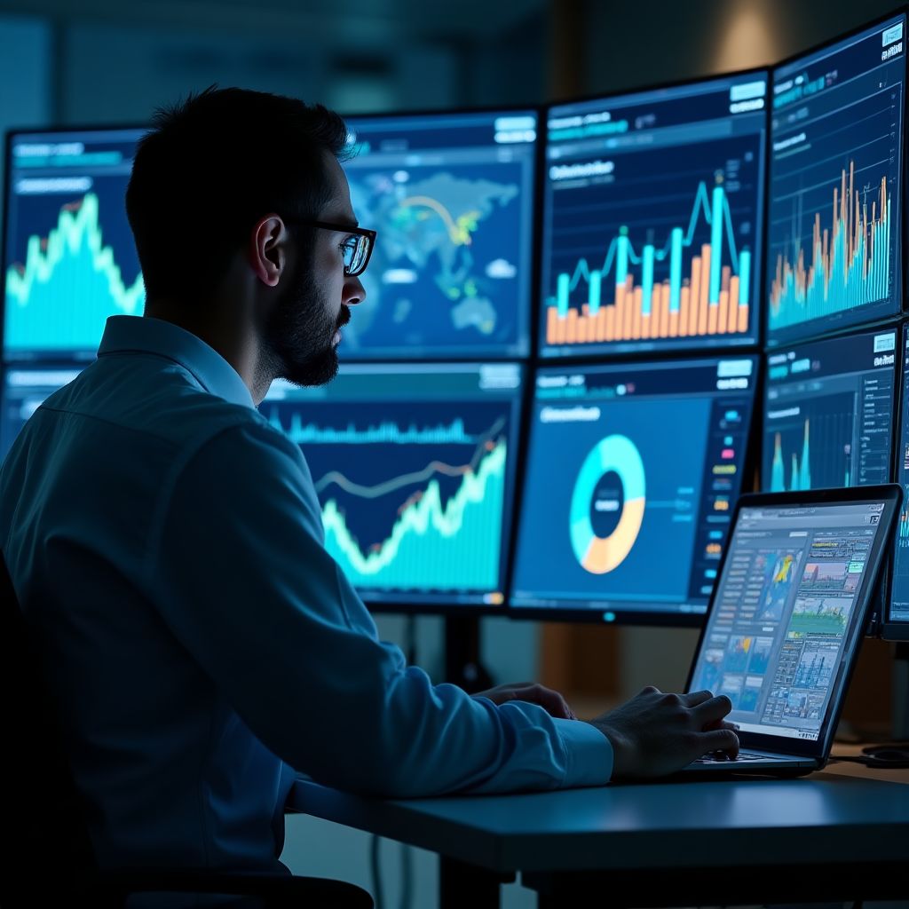 Análise de dados quantitativos de pesquisa de mercado