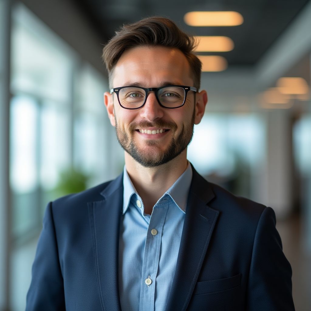 Retrato profissional do Dr. André Fonseca, Diretor de Metodologia e Inovação