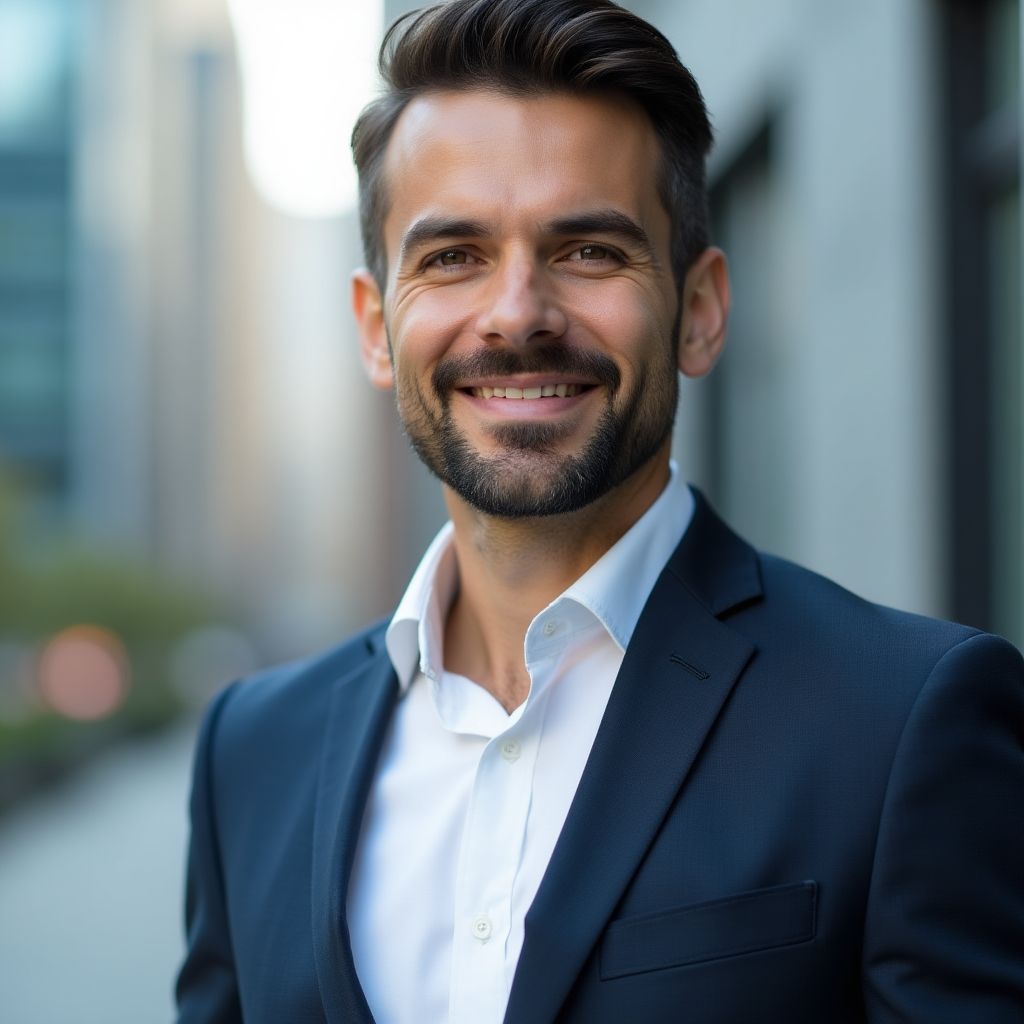 Retrato profissional de Ricardo Almeida, Diretor de Consultoria Estratégica